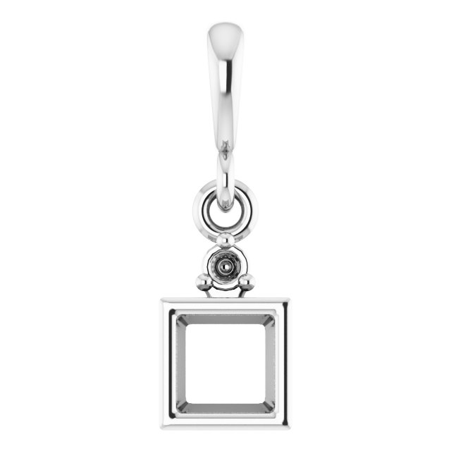Accented Bezel-Set Pendant