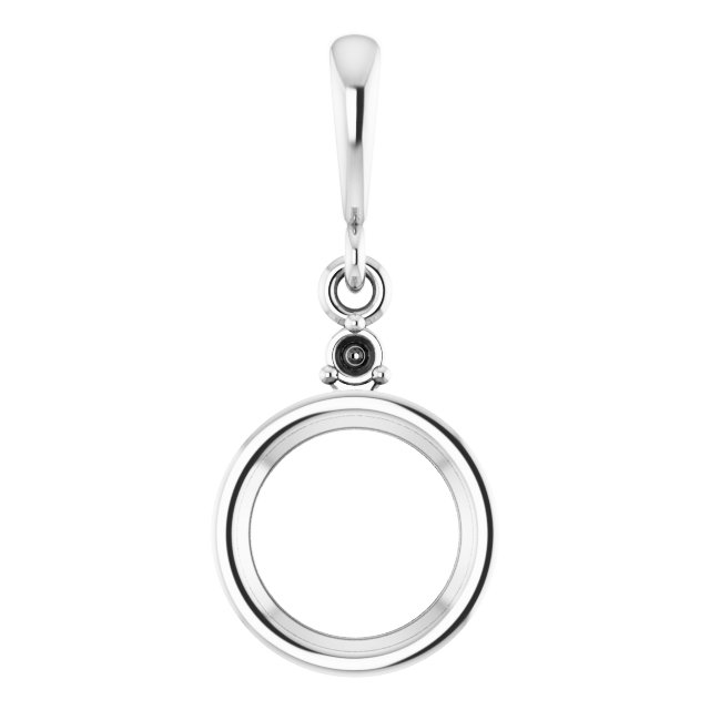 Accented Bezel-Set Pendant