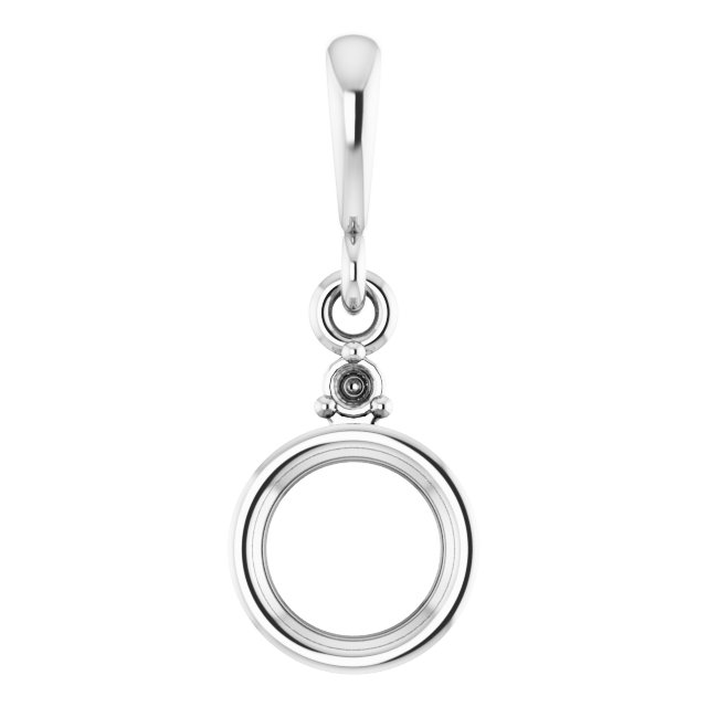 Accented Bezel-Set Pendant