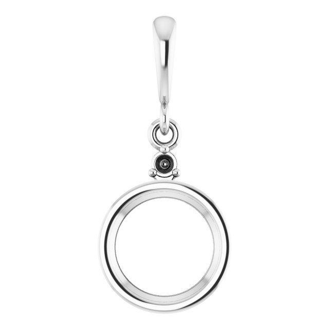 Accented Bezel-Set Pendant