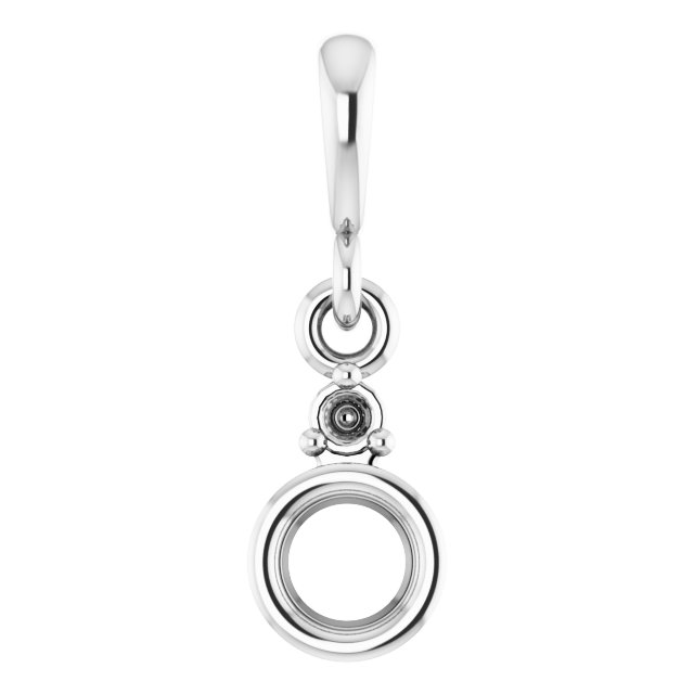 Accented Bezel-Set Pendant
