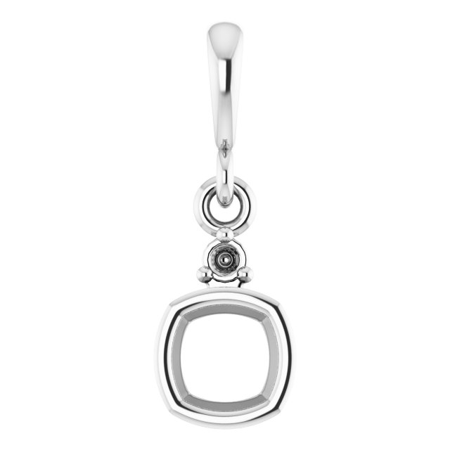 Accented Bezel-Set Pendant