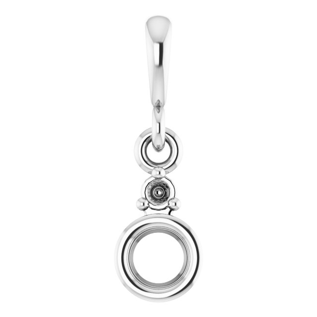 Accented Bezel-Set Pendant