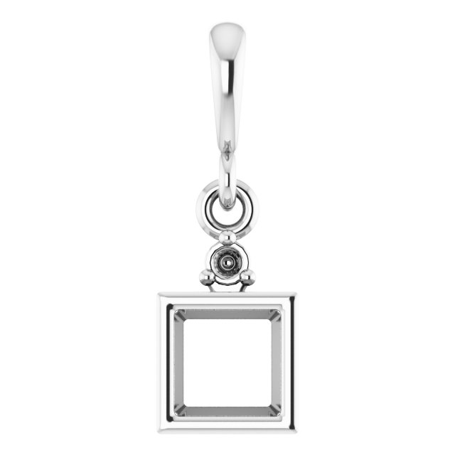 Accented Bezel-Set Pendant