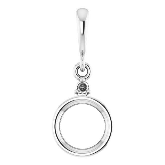 Accented Bezel-Set Pendant