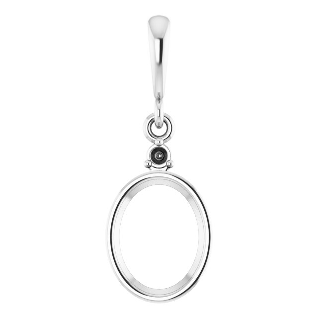 Accented Bezel-Set Pendant