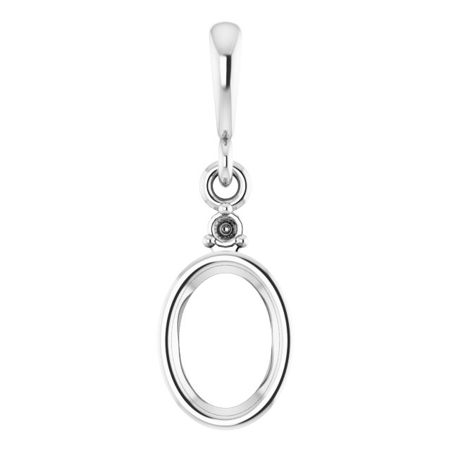 Accented Bezel-Set Pendant
