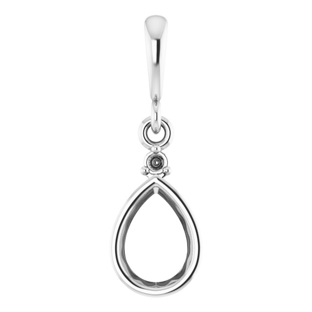 Accented Bezel-Set Pendant