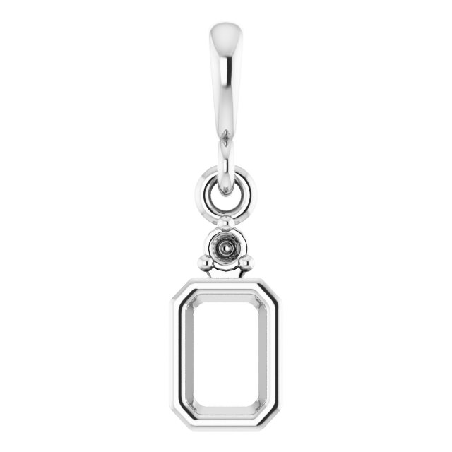Accented Bezel-Set Pendant