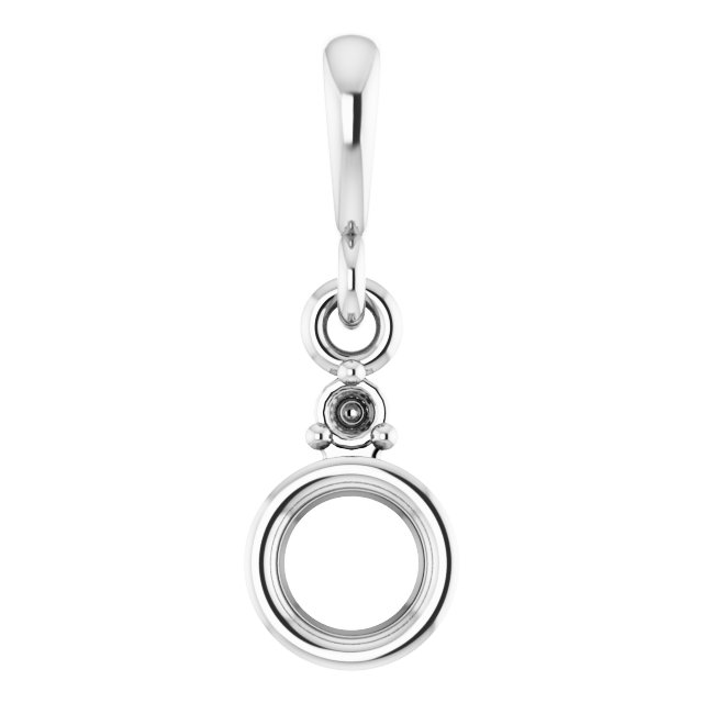 Accented Bezel-Set Pendant
