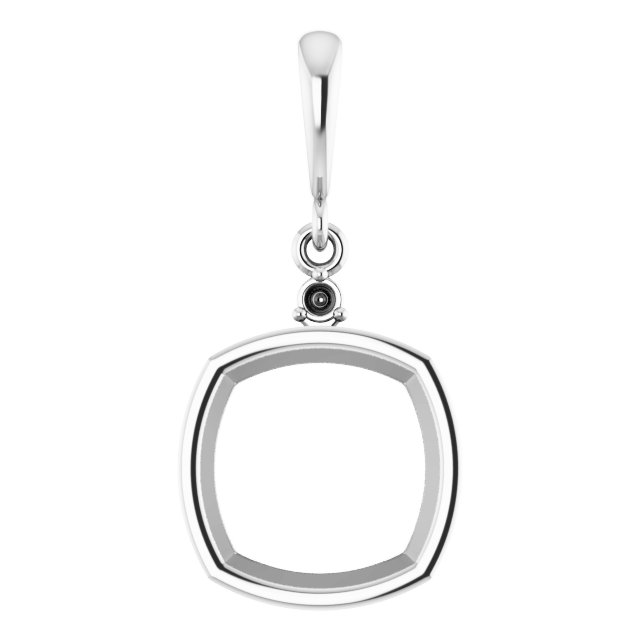 Accented Bezel-Set Pendant