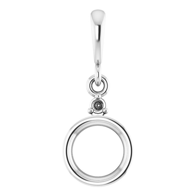 Accented Bezel-Set Pendant