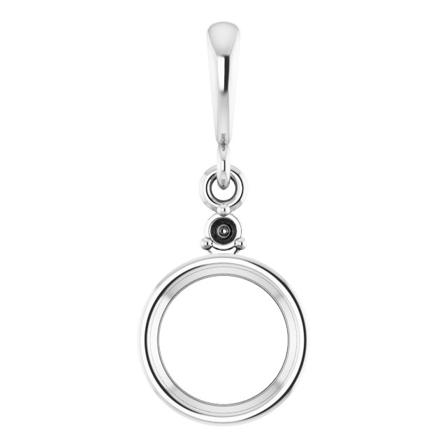 Accented Bezel-Set Pendant