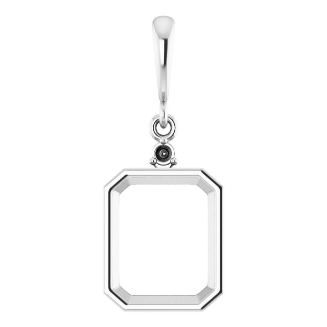 Accented Bezel-Set Pendant