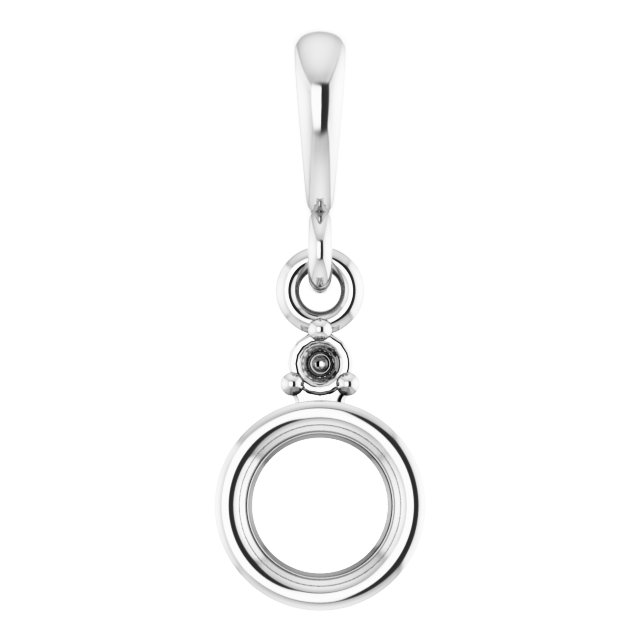 Accented Bezel-Set Pendant