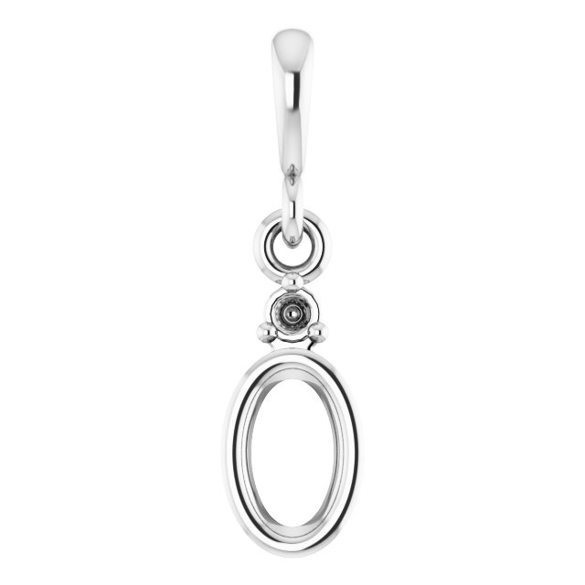 Accented Bezel-Set Pendant