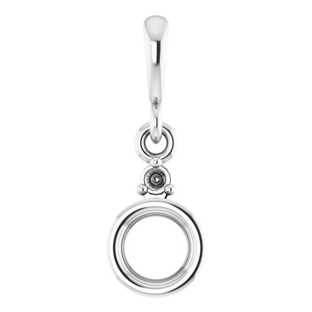 Accented Bezel-Set Pendant