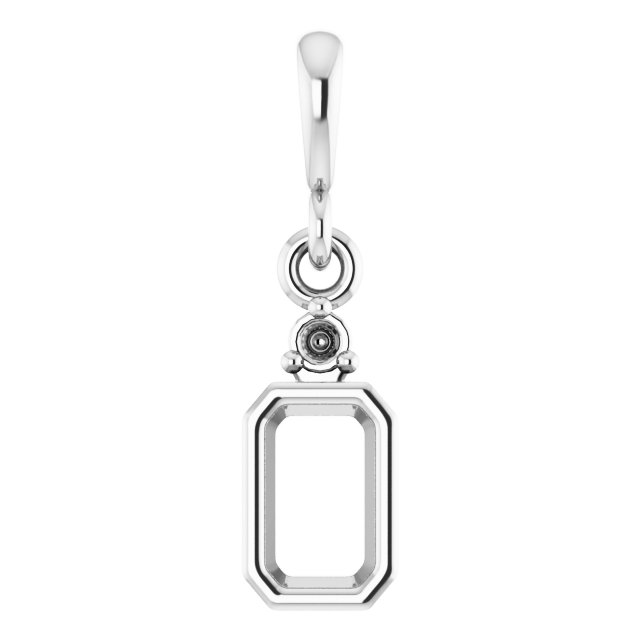 Accented Bezel-Set Pendant