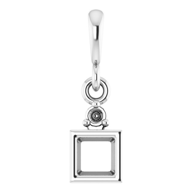 Accented Bezel-Set Pendant