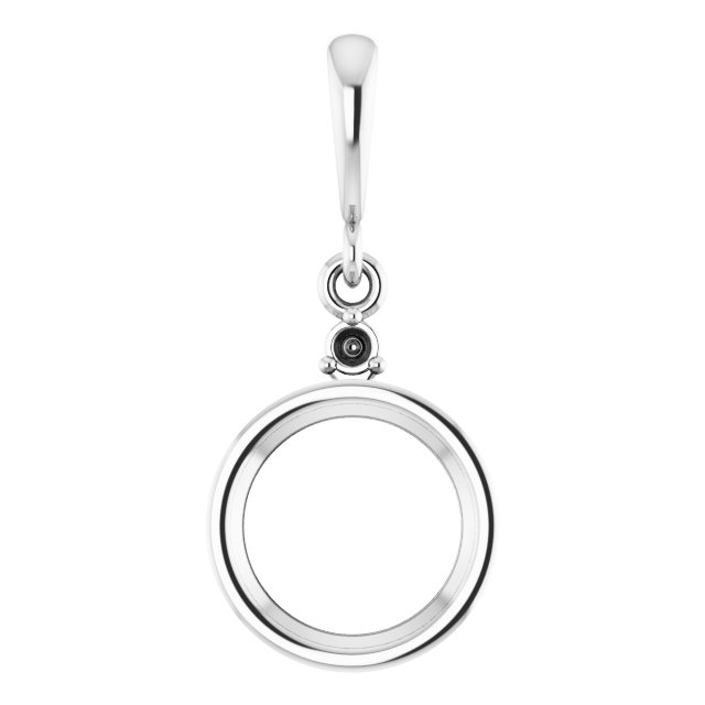 Accented Bezel-Set Pendant