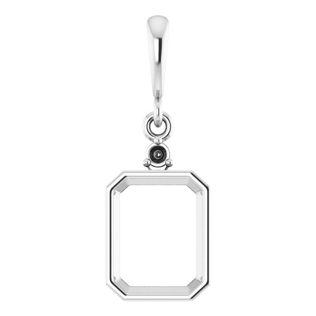 Accented Bezel-Set Pendant