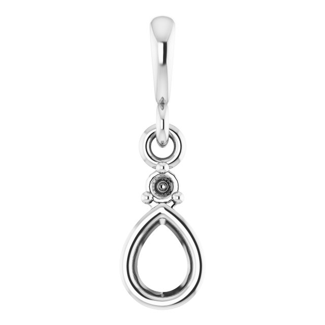 Accented Bezel-Set Pendant