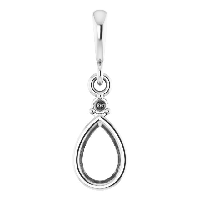 Accented Bezel-Set Pendant