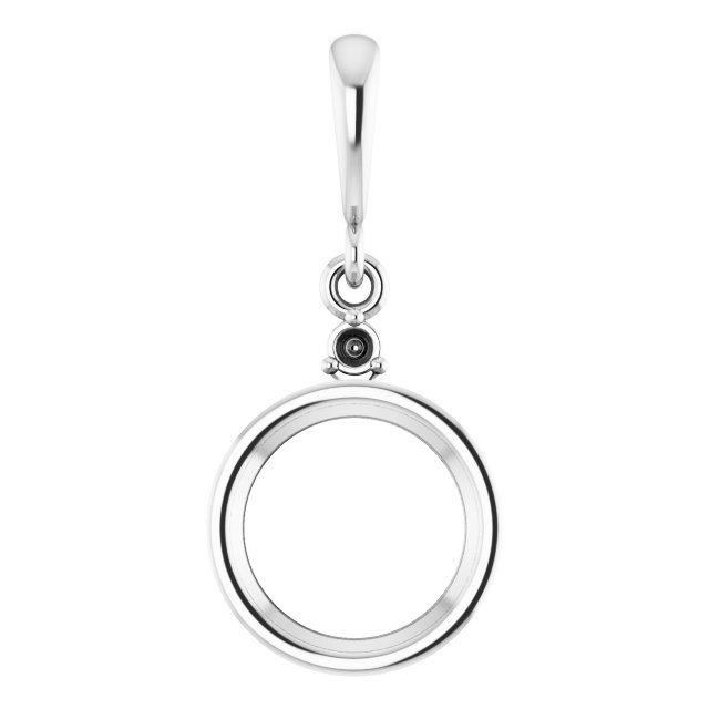 Accented Bezel-Set Pendant