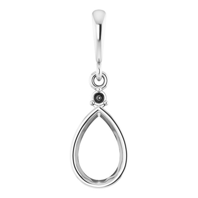 Accented Bezel-Set Pendant