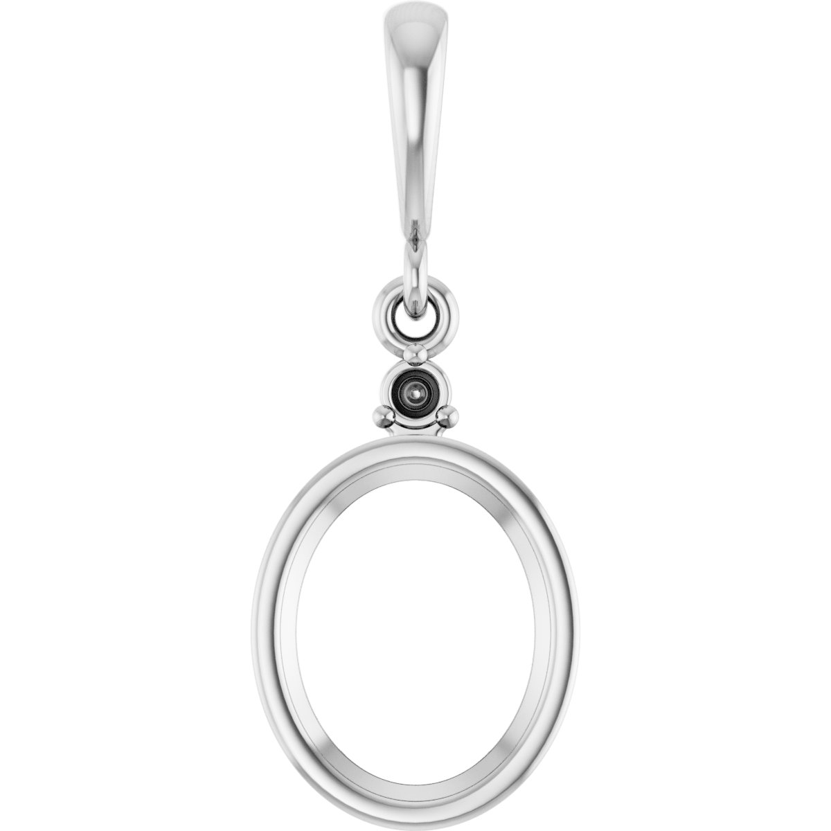 Accented Bezel-Set Pendant