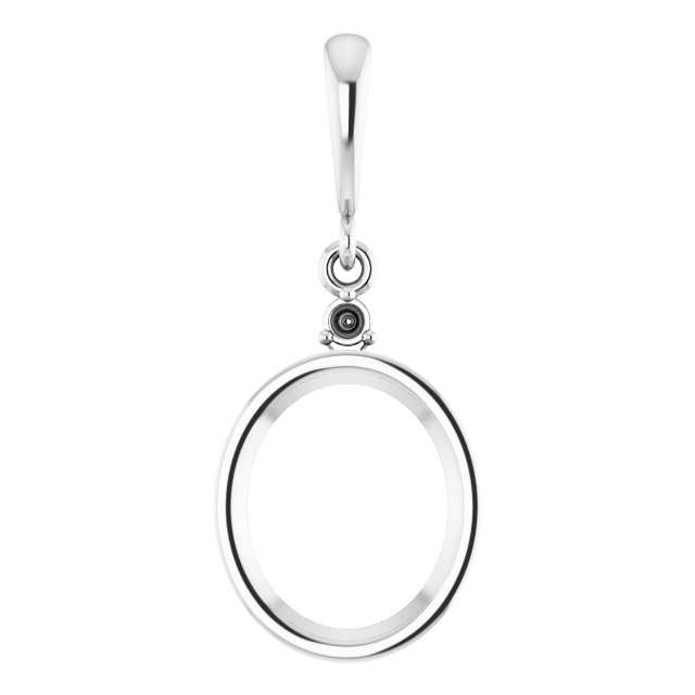 Accented Bezel-Set Pendant
