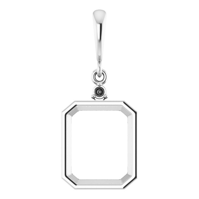 Accented Bezel-Set Pendant