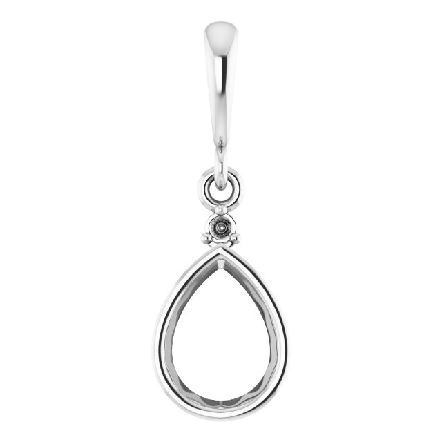 Accented Bezel-Set Pendant