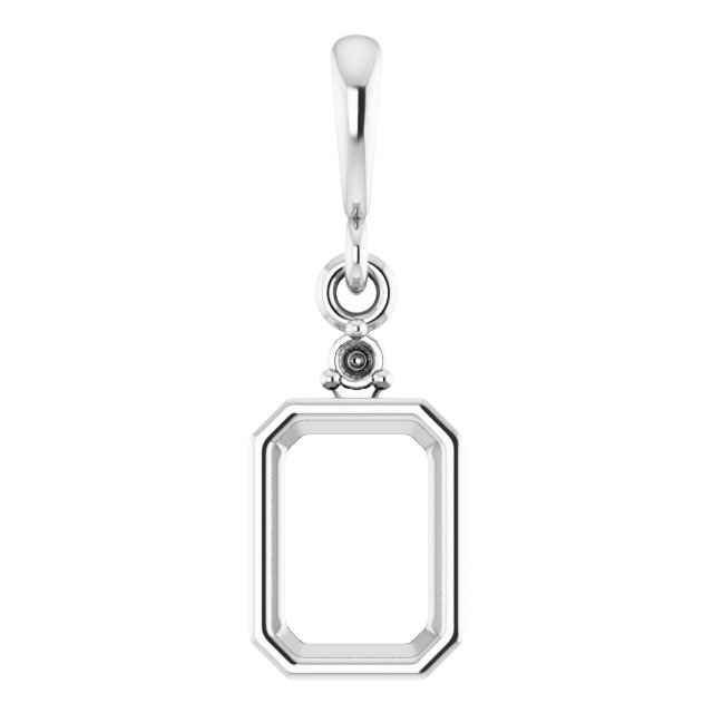 Accented Bezel-Set Pendant