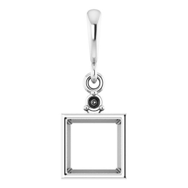 Accented Bezel-Set Pendant