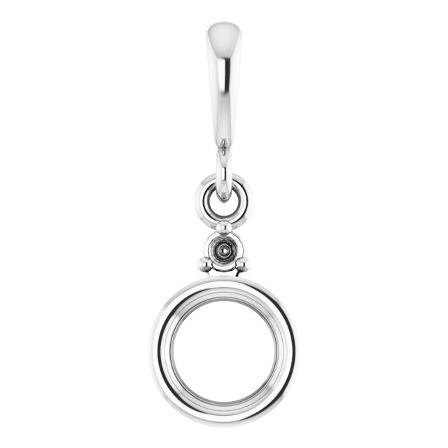 Accented Bezel-Set Pendant