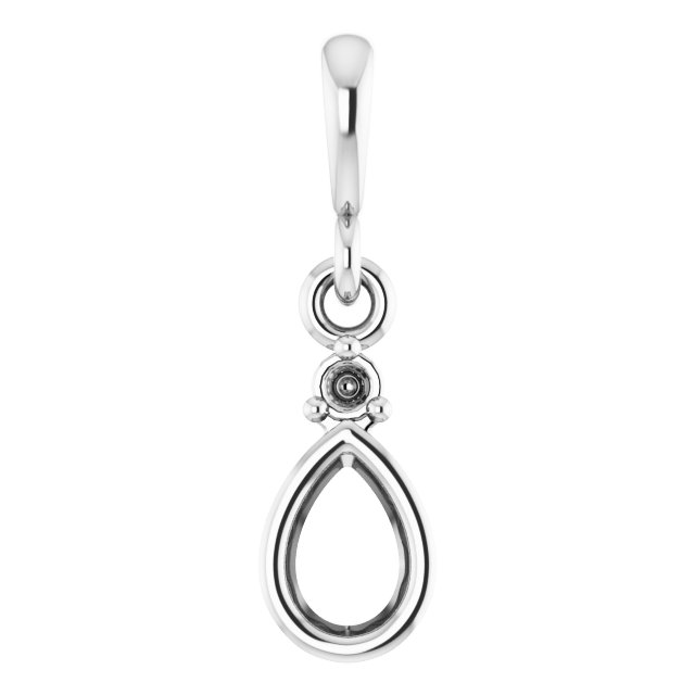 Accented Bezel-Set Pendant