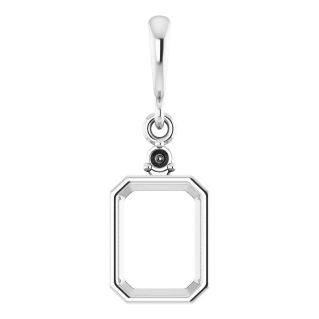 Accented Bezel-Set Pendant