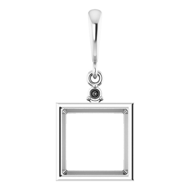 Accented Bezel-Set Pendant