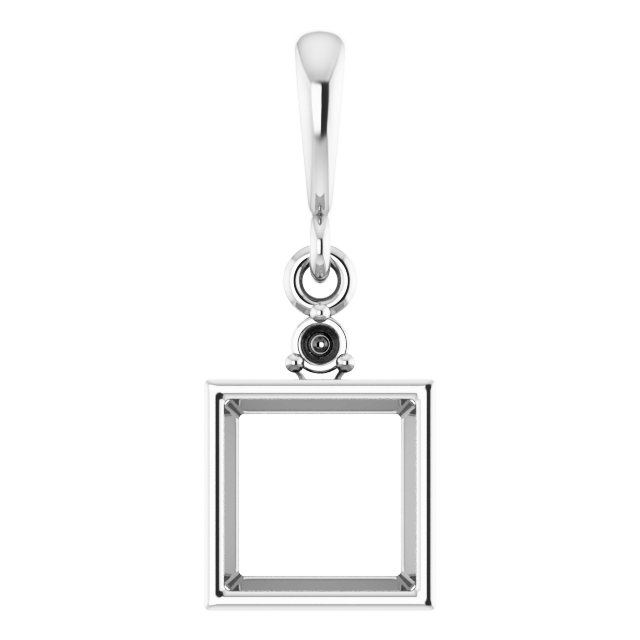 Accented Bezel-Set Pendant