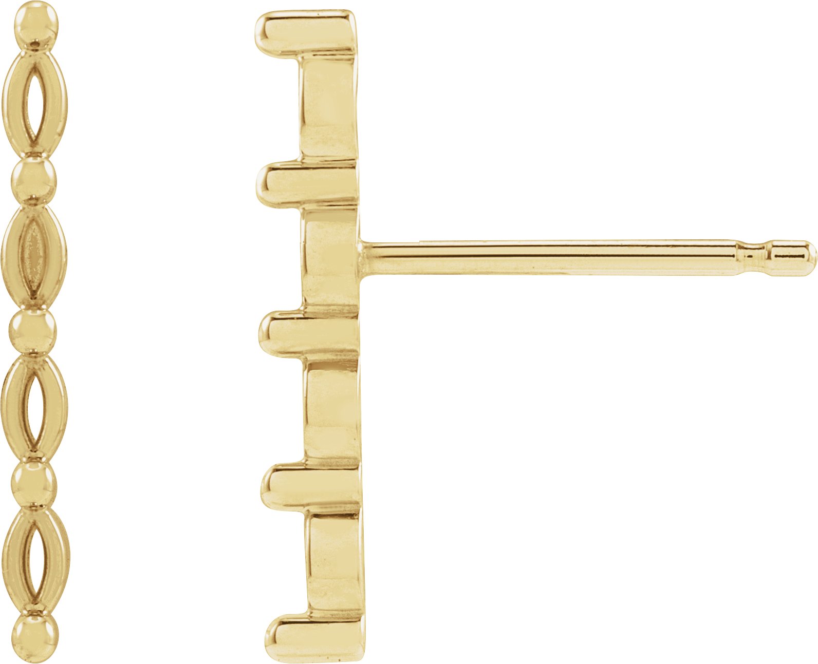 Accented Bar Earrings