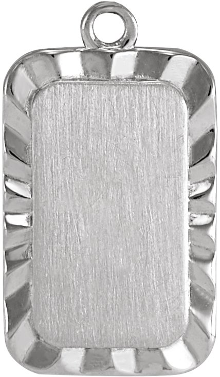Engravable Sunburst Dangle