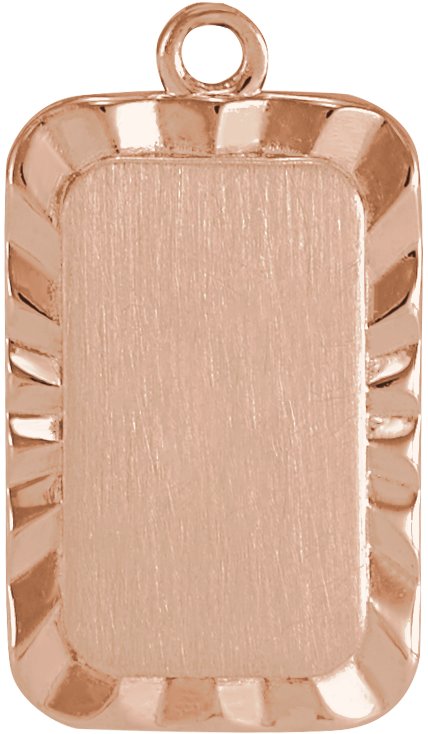 Engravable Sunburst Dangle
