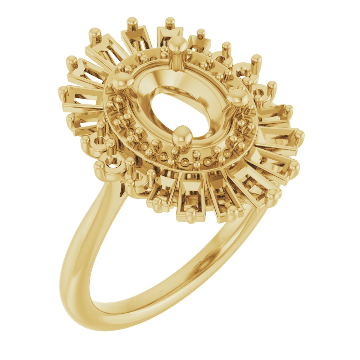 Double Halo-Style Engagement Ring or Band
