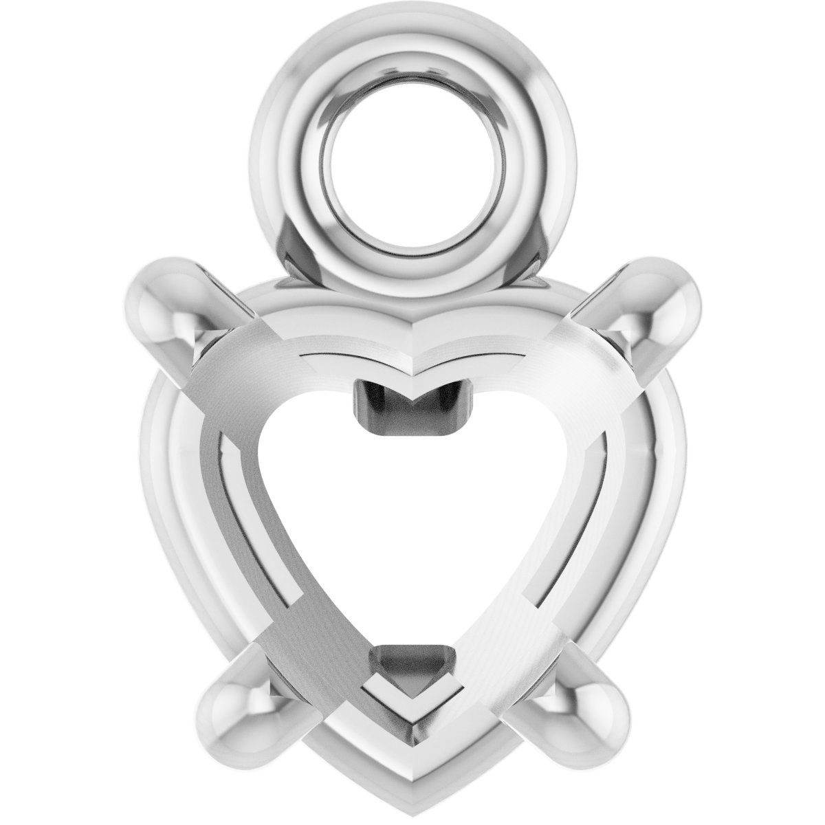 Round 4-Prong Basket Dangle