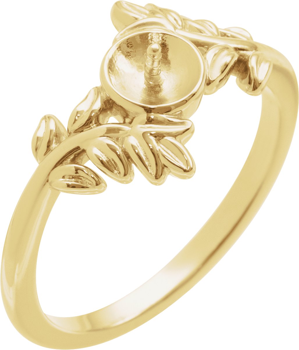 Floral Pearl Ring