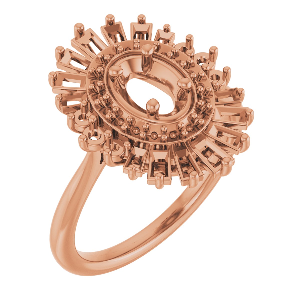 Double Halo-Style Engagement Ring or Band