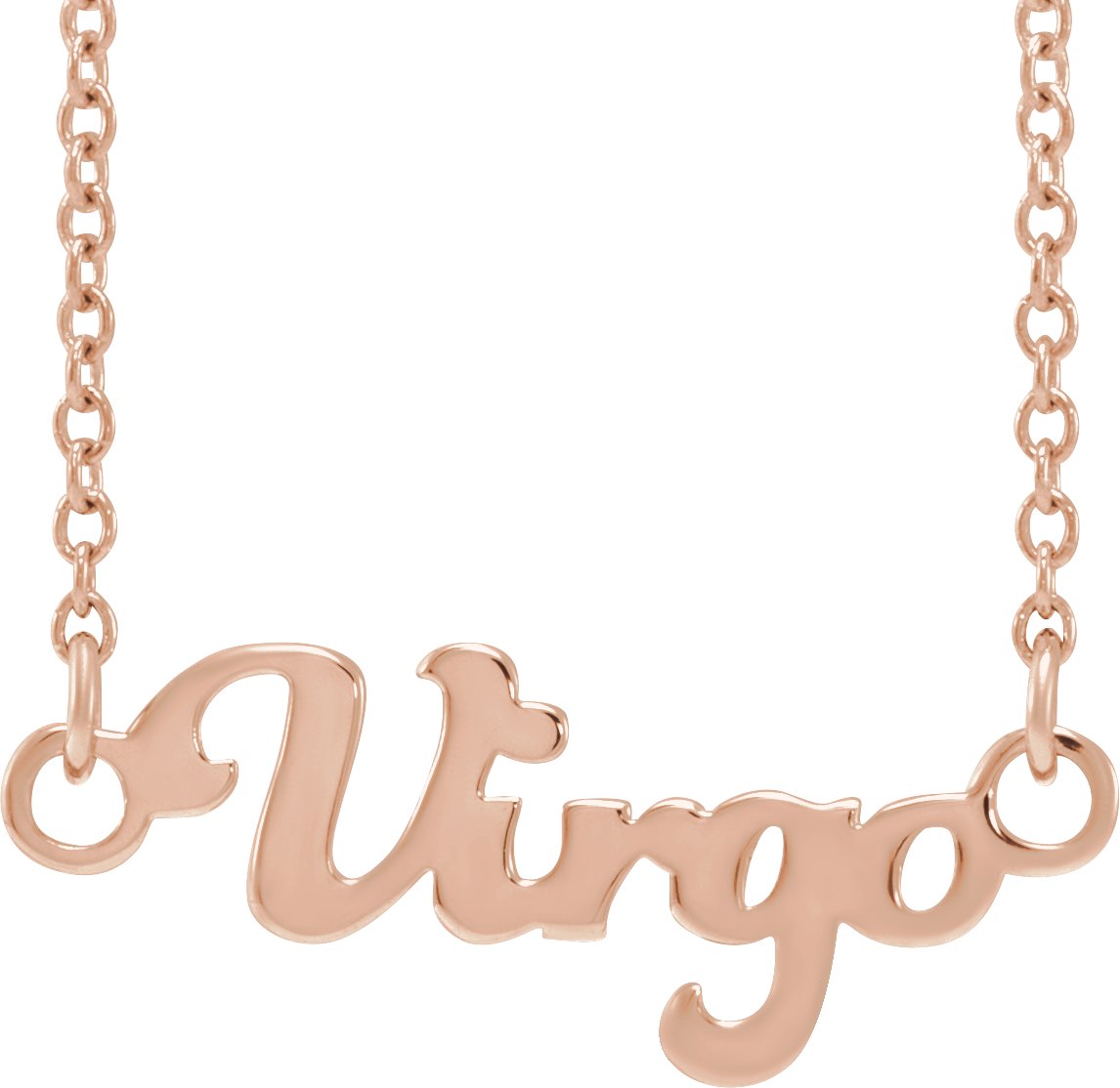 14K Rose Virgo Zodiac 18
