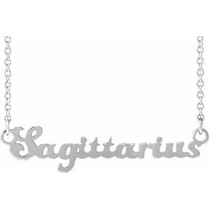 Sterling Silver Sagittarius Zodiac 18