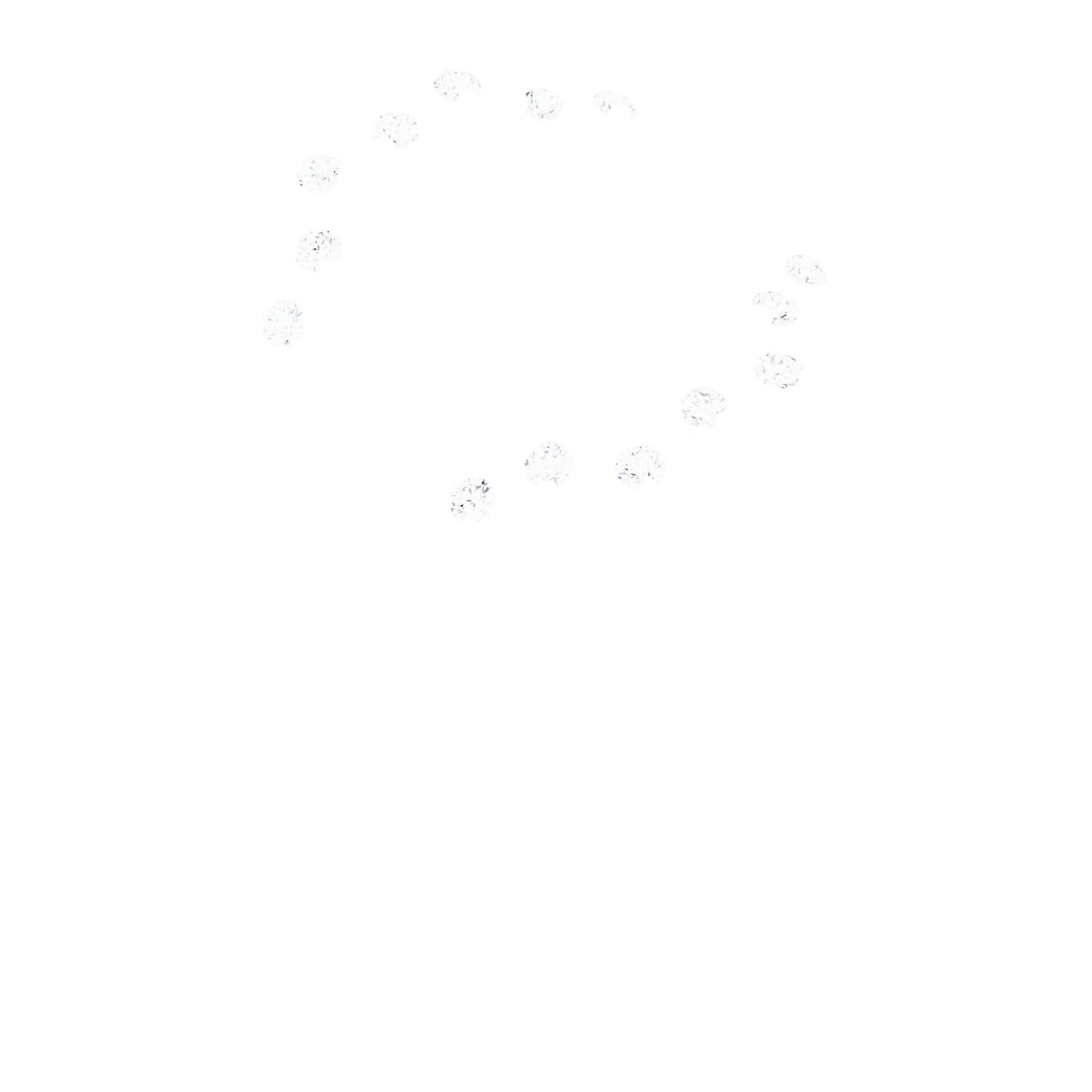 .05 CTW Natural Diamond Ring Guard – Platinum